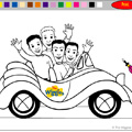 Big Red Car (Colour-in)